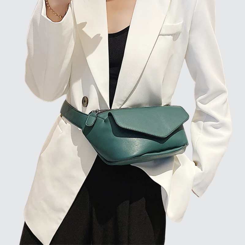 sac banane cuir élégant