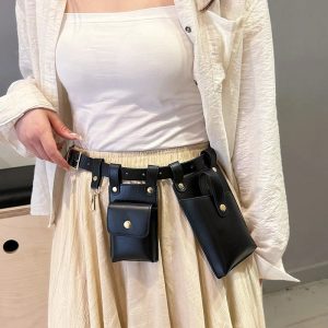 accessoire cuir noir