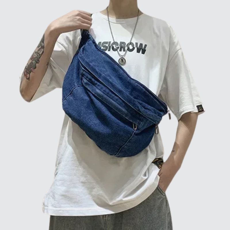 sac denim pratique