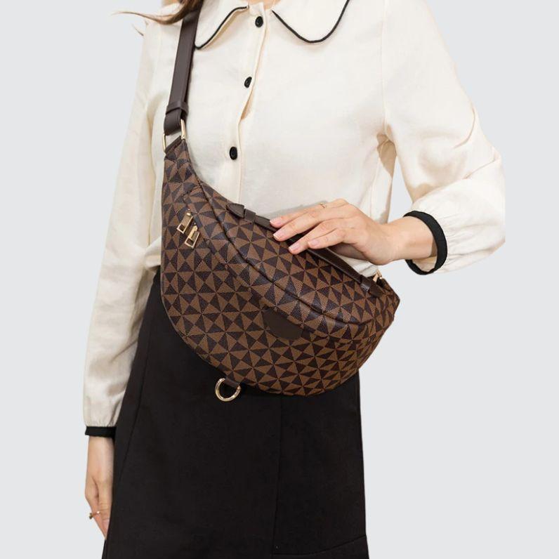 motifs géométriques sac banane