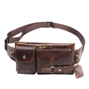 sac banane homme cuir