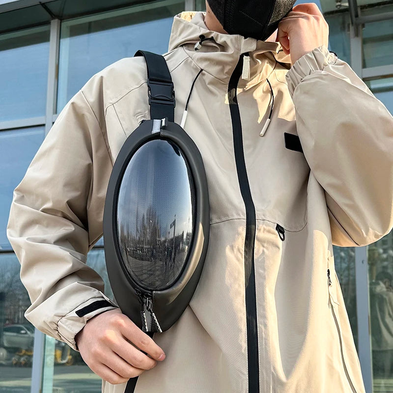 sac avec bulle transparente