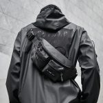 sac banane imperméable noir