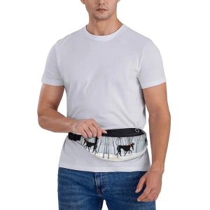 sac banane motifs Chiens des Neiges