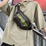 sac banane transparent techwear