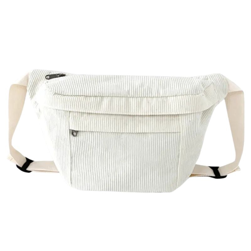 élégance avec sac banane