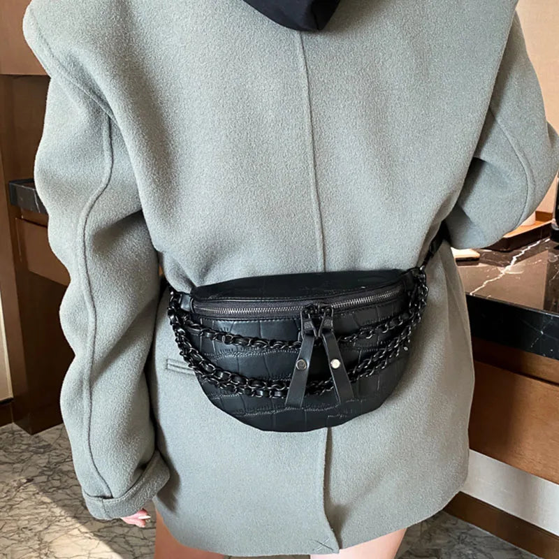accessoire mode cuir chaînes