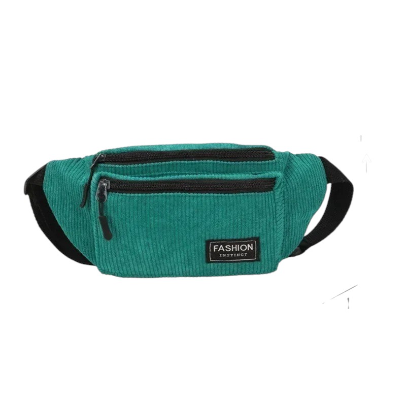 Sac banane en velours côtelé sport pour homme pratique et tendance
