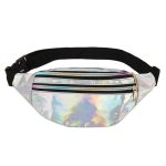 Sac banane brillant en aspect métallique pour style tendance