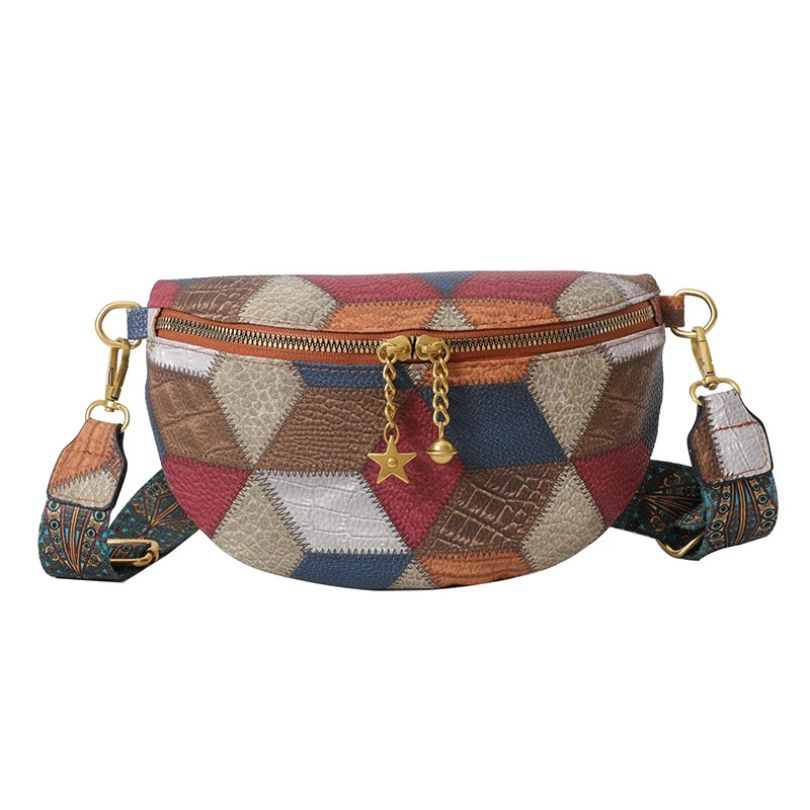 sac banane femme en patchwork