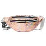 Sac banane brillant avec reflets multicolores élégant