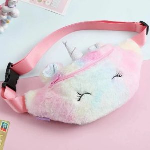 sac banane fourrure licorne