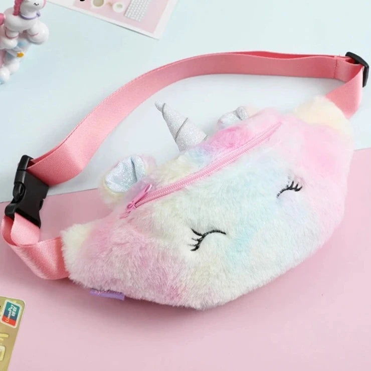 sac banane fourrure licorne