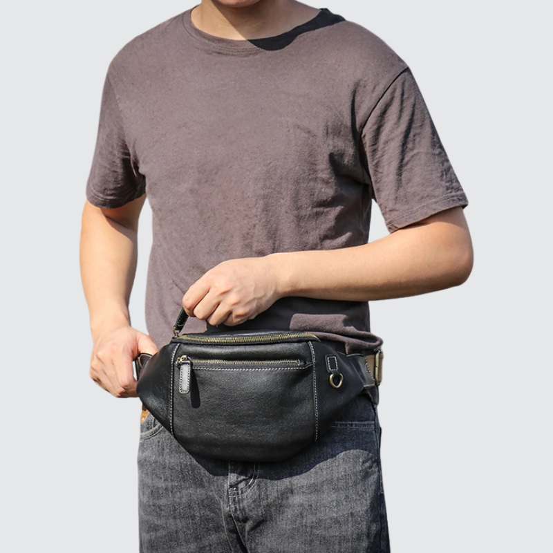 sac homme tendance cuir