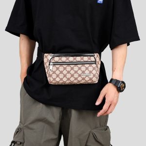 sac banane homme tissu