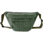 Sac banane en velours côtelé XL porté en mode décontracté