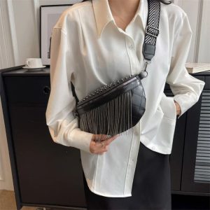 sac banane univers à franges