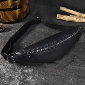 sac banane cuir robuste