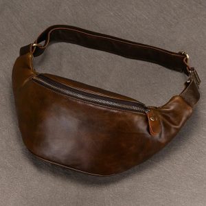 sac banane cuir compact