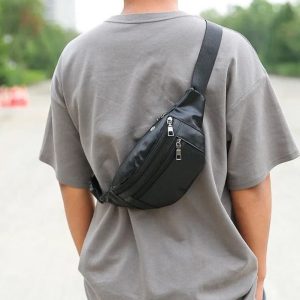 sac banane cuir tendance