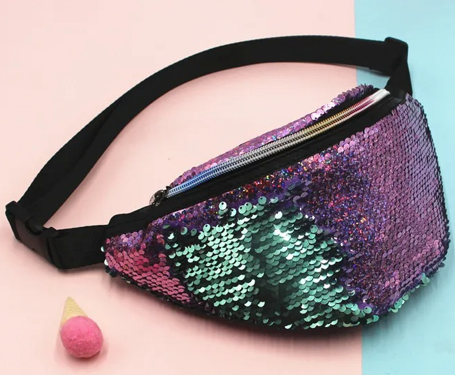 style étincelant sac banane