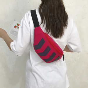 sac banane tissu à motif flèche