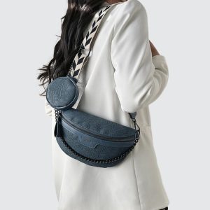 effet dentelle sac banane