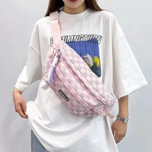 sac banane XL damier