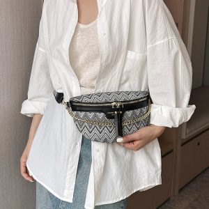 sac femme motif zigzag