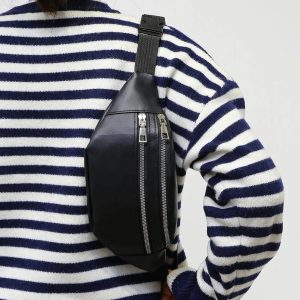 sac banane cuir tendance