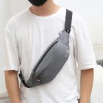 sac banane homme en tissu