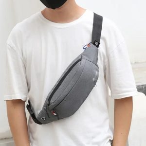 sac banane homme en tissu