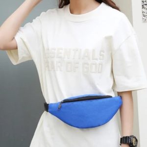 sac banane tissu basique