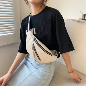 sac banane femme cuir