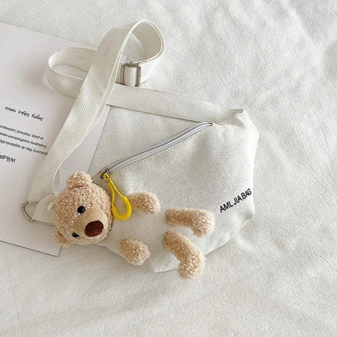 sac avec peluche intégrée