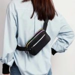 sac ceinture fermeture multicolore