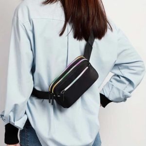 sac ceinture fermeture multicolore