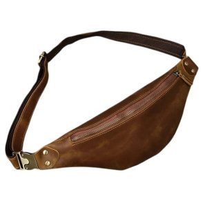 Sac banane en cuir robuste pour un look tendance
