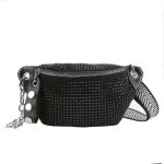 Sac banane à bandoulière femme avec clous tendance