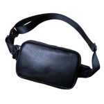 Sac banane homme en cuir avec double poche pratique