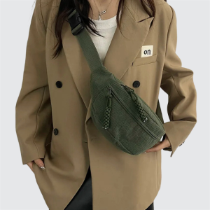 sac banane élégance velours