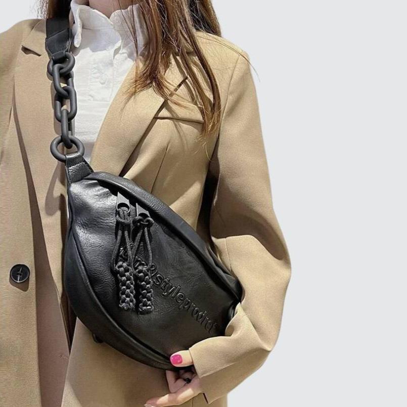 sac banane élégant cuir