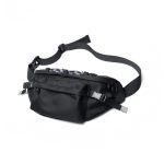 Sac banane XL en damier noir et blanc pour homme