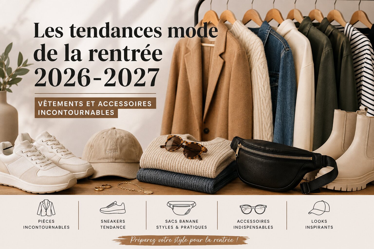 Les tendances mode de la rentrée 2026-2027