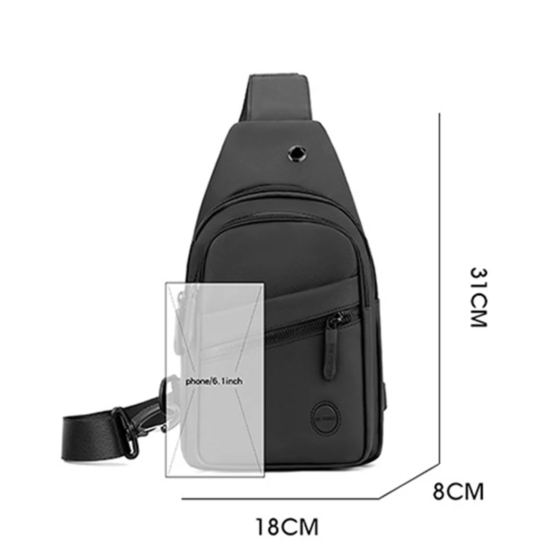 sac de poitrine avec poche intérieure