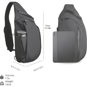 sac de poitrine randonnée nylon
