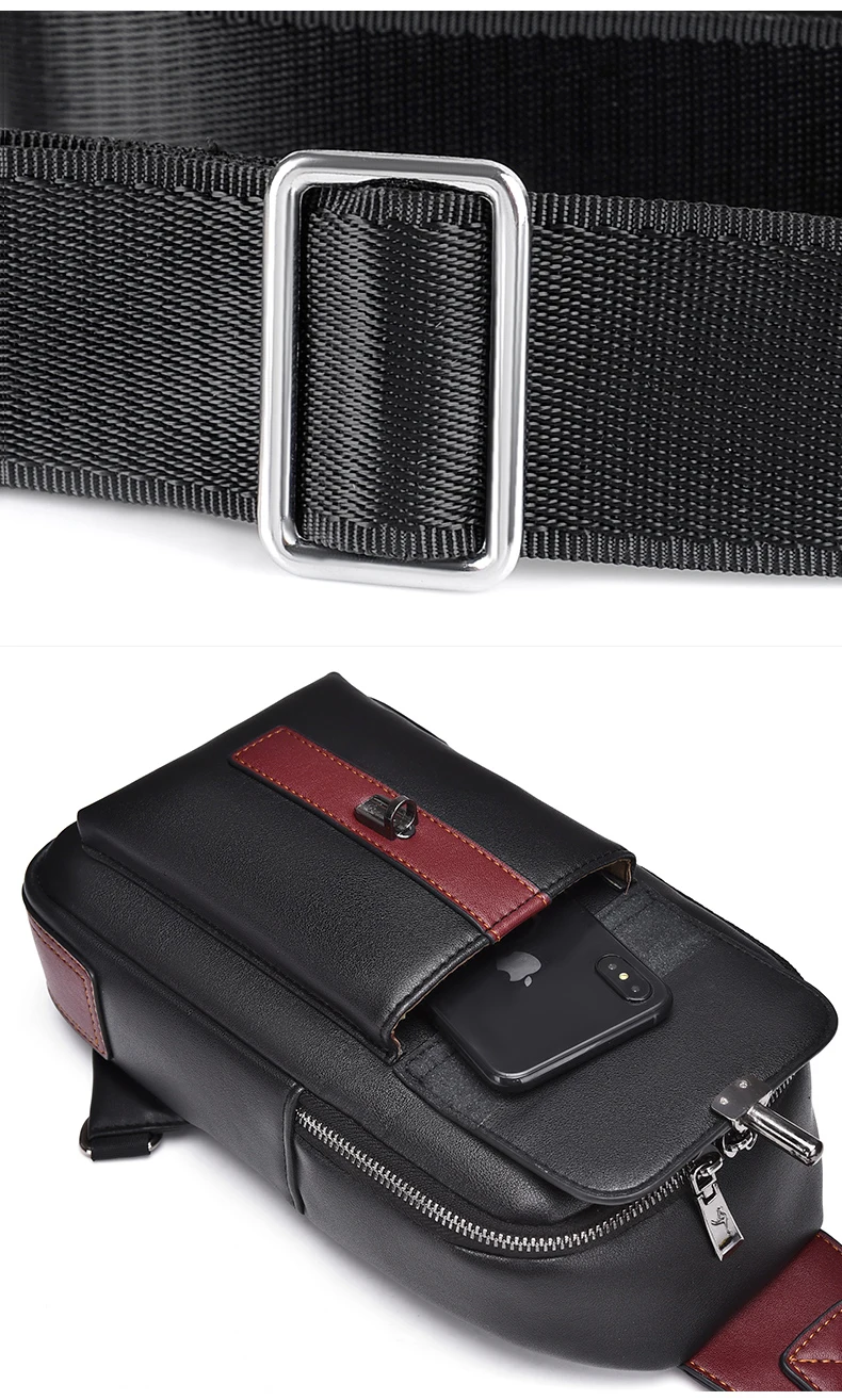 sac avec poche intérieure cuir