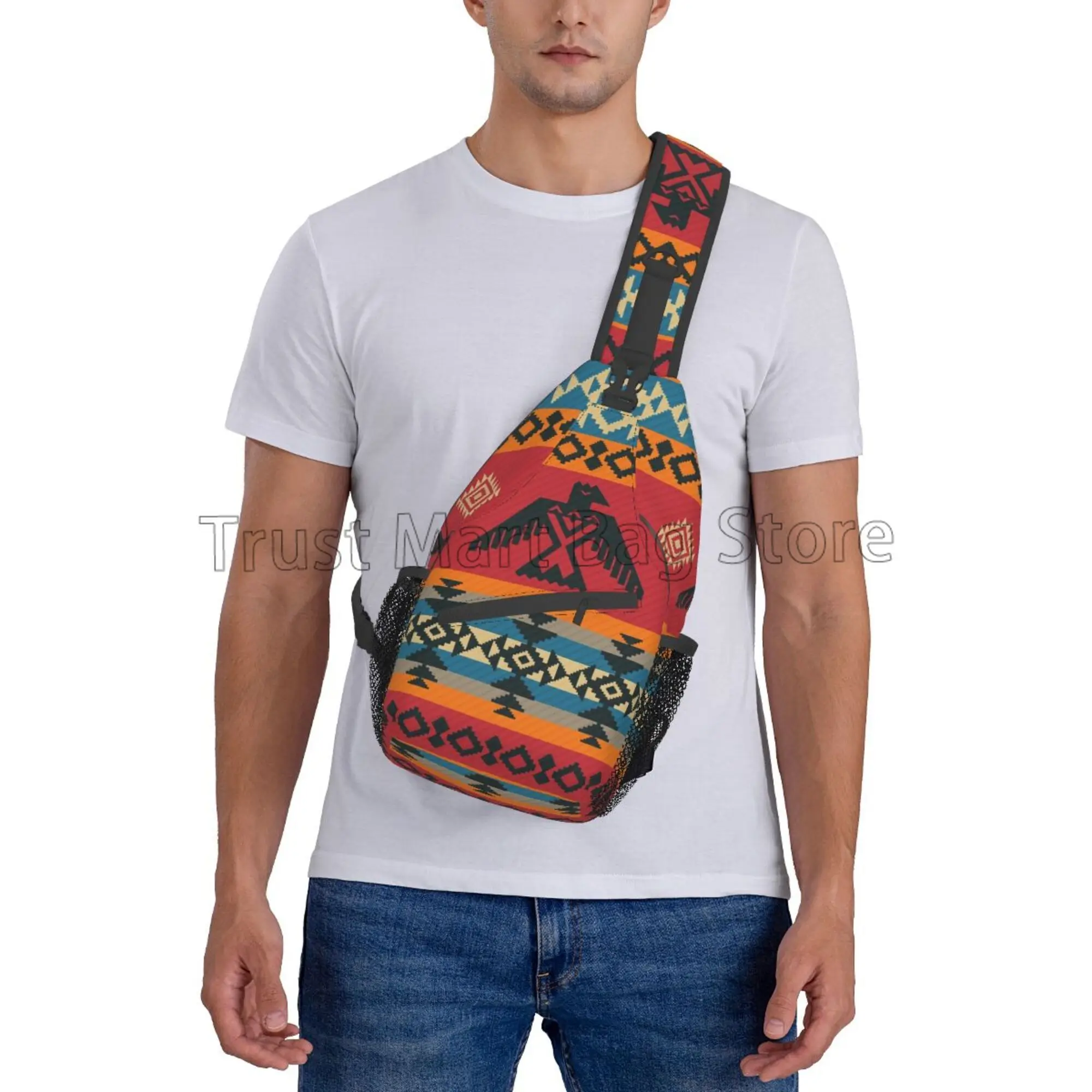 sac banane avec motifs patchwork