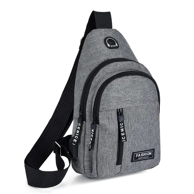 sac de poitrine bleu pour homme et femme