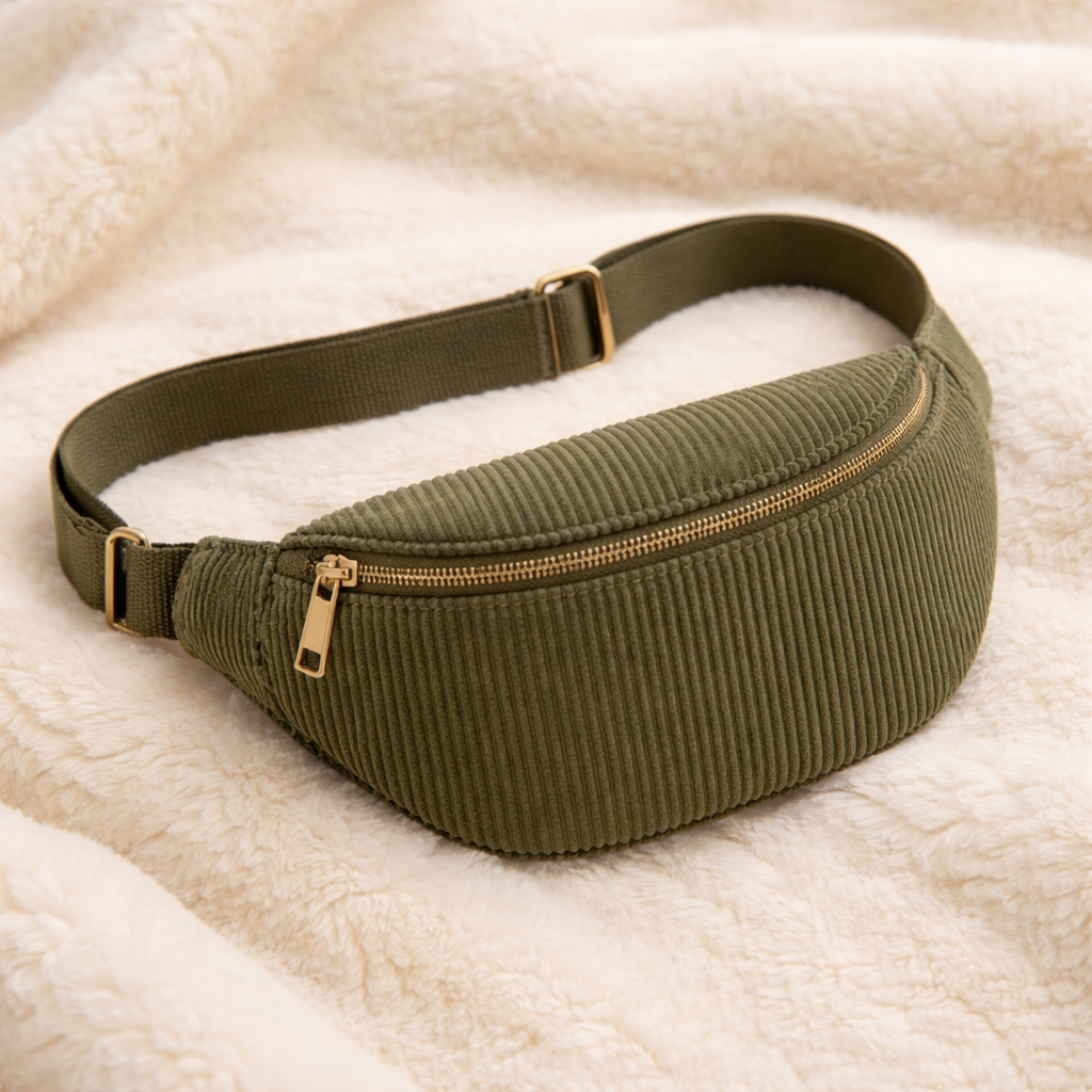 sac banane velours côtelé 1